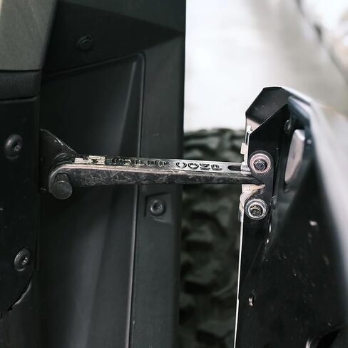 Carbon Fiber UTV Aero Door Latches compatible with Polaris Pro XP, Pro R, Turbo R, XP 1000, Turbo S & Can-Am X3 (2022–2024) | Fusion Fiber Spacers Improve Airflow, Comfort & Dust Control in Saudi Arabia