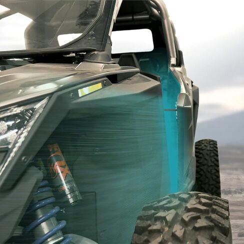 Carbon Fiber UTV Aero Door Latches compatible with Polaris Pro XP, Pro R, Turbo R, XP 1000, Turbo S & Can-Am X3 (2022–2024) | Fusion Fiber Spacers Improve Airflow, Comfort & Dust Control in Saudi Arabia