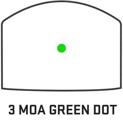 SIG SAUER Romeo-RS PRO Reinforced Steel 8 Brightness Modes Pistol Dot Sight with Aspherical Glass Lens | Compatible with Optic Ready P320, P226 & P229 - Red Dot/Green Dot Options in Saudi Arabia