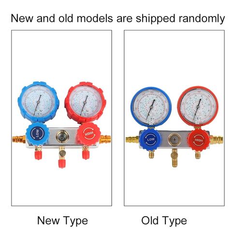 0~500Psi Air Conditioning Refrigerant Diagnostic Fluorine Manifold Table Gauge Set in Saudi Arabia