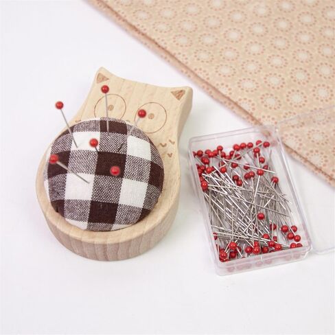 Premium Silk Thread Hedgehog and 100 Sewing for Textile Projects Colorful Sewing Pins Set in Saudi Arabia