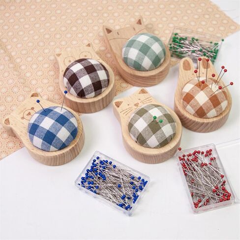 Premium Silk Thread Hedgehog and 100 Sewing for Textile Projects Colorful Sewing Pins Set in Saudi Arabia