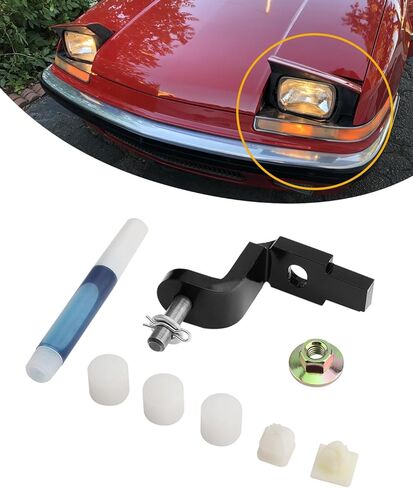 Headlight Crank Assembly Repair Kit (1 PCS), Compatible with Buick Reatta 1988 1989 1990 1991, Kit Works on both Front Left Driver & Right Passenger Side, Headlamp Actuator Motor Rebuild Kit, 16510108 in Saudi Arabia