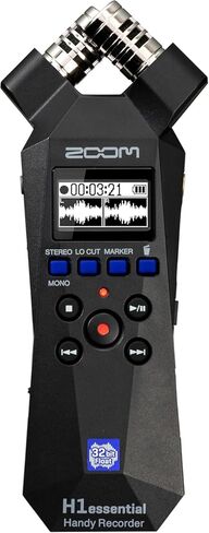 Zoom H1essential Stereo Handy Recorder (2024 Model, Essential Series) with 32-Bit Float, Accessibility, X/Y Microphones, USB Microphone, Portable, for Musicians, Podcasters, Filmmakers in Saudi Arabia