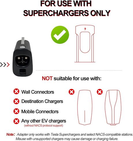 محول NACS إلى CCS 500A 1000V مناسب لمحول شاحن Supercharger إلى CCS1 متوافق مع Ford EVs، R1T/R1S، GM، Kia، يدعم ملحقات الشاحن السريع V3/V4 DC in Saudi Arabia