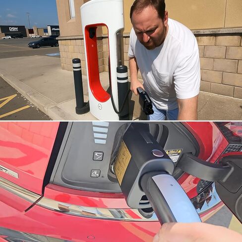 محول NACS إلى CCS 500A 1000V مناسب لمحول شاحن Supercharger إلى CCS1 متوافق مع Ford EVs، R1T/R1S، GM، Kia، يدعم ملحقات الشاحن السريع V3/V4 DC in Saudi Arabia