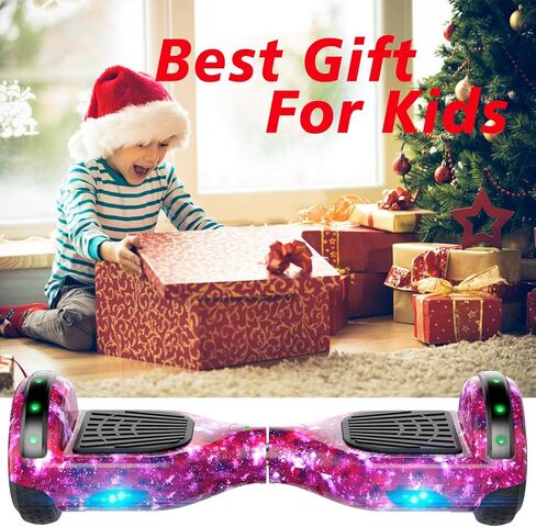 UNI-SUN Self Balancing Scooter for Kids, 6.5" Two Wheels Scooter with Bluetooth and Lights for Girls Boys Kids Adults in Saudi Arabia