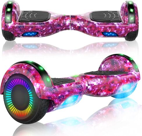 UNI-SUN Self Balancing Scooter for Kids, 6.5" Two Wheels Scooter with Bluetooth and Lights for Girls Boys Kids Adults in Saudi Arabia