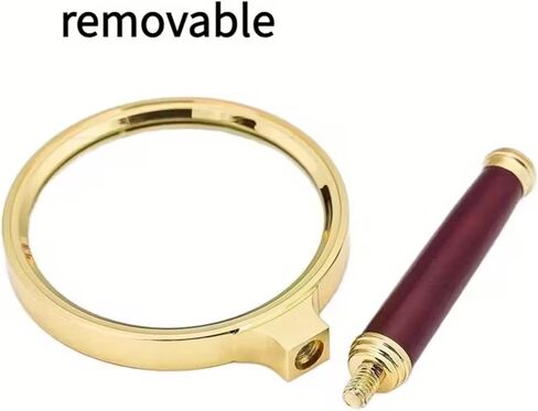 1pc Metal Magnifying Glass, 10x High Definition Handheld Loupe for Reading, Science Experiments, Jewelry/Insects/Plant Observation in Saudi Arabia