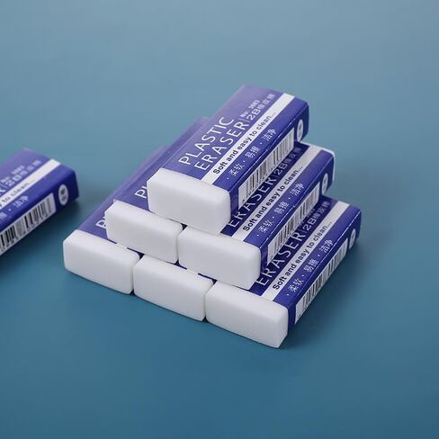 8 Pack Pencil Erasers, Large White Erasers for School, Student Drawing Tool for Universal Use in Schools Sketches Paintings Fine Arts Homes and Offices in Saudi Arabia