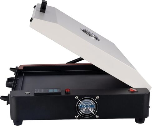 A3 DTF Printer with Stand and Auto Powder Shaking Heating Machine, 2480 in2/h XP600 Printhead Roll Feeder, Equipped with White Ink Circulation and White Ink Stirring System, DIY Printing for POD in Saudi Arabia