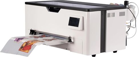 A3 DTF Printer with XP600 Printhead & White Ink Circulation, 1440×720 DPI, Auto Roll Feeder, Heating Oven, Auto Clean, for T-Shirts, Hoodies, Fabrics, Garment Printing in Saudi Arabia