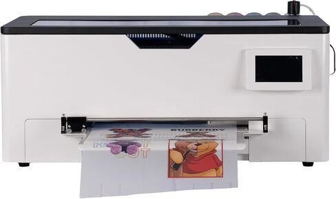 A3 DTF Printer with XP600 Printhead & White Ink Circulation, 1440×720 DPI, Auto Roll Feeder, Heating Oven, Auto Clean, for T-Shirts, Hoodies, Fabrics, Garment Printing in Saudi Arabia