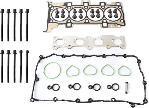 مجموعة حشية رأس الأسطوانة من AUCERAMIC HS55384 مع مجموعة مسامير الرأس مناسبة لكرايسلر 200 جيب شيروكي كومباس رينيجيد دودج دارت 2.4 لتر in Kuwait