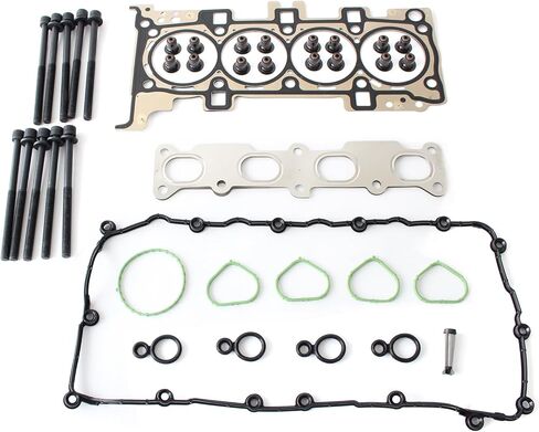 مجموعة حشية رأس الأسطوانة من AUCERAMIC HS55384 مع مجموعة مسامير الرأس مناسبة لكرايسلر 200 جيب شيروكي كومباس رينيجيد دودج دارت 2.4 لتر in Kuwait