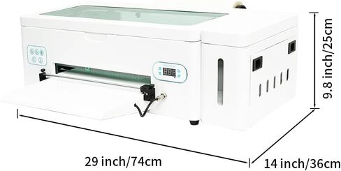 طابعة DTF مقاس A3 L1800، آلة نقل القمصان مباشرة إلى الفيلم، نظام تداول الحبر الأبيض (فرن + حبر + طبقة رقيقة) in Saudi Arabia