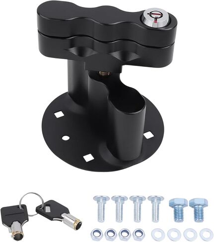 RX-LOX-PM Pack Mount Lock Compatible with RotopaX Fuel Gas or Water Can - Black Anodized Aluminum Locks with Keys for RX-1G to 3G, FX-3.5 Gallon Packs Sturdy & Secure (1 Pack with Keys) in Saudi Arabia