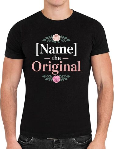 Classic Title Tee with Name Position Name Level Achievement Achievers - The Original Black in Saudi Arabia