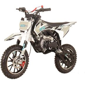SYX MOTO 60cc Gas Dirt Bike, 4-Stroke Pit Bike for 8-14, Pull Start Gas Powered Off-Road Mini Motorcycle, Ideal for Trail & Motocross, Up 22 Mph, 143 lbs Maximum Load, W/EPA Approved (Black) in Saudi Arabia