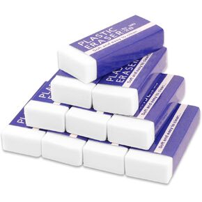 10 عبوات من ممحاة أقلام الرصاص، ممحاة ناعمة ومتينة لأقلام الرصاص، مثالية للفنانين والمحترفين، أداء مسح طويل الأمد in Kuwait