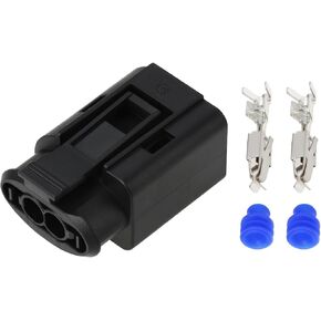 2 Sets 2Pin Alternator Connector Repair Kit 2118350264 124525020 Compatible with VW Compatible with Iveco in Saudi Arabia