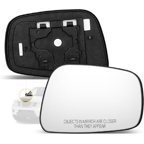 56523 Passenger Side Door Mirror Glass with Backing Plate for (Non-heated) for 2005-2017 Nissan Frontier Pathfinder Xterra, Replaces 96365EA00A in Kuwait