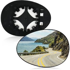 زجاج مرآة ساخن للسائق مناسب لميني كوبر 2007 2008 2009 2010 2011 2012 2013 2014 2015، استبدال مرآة الجانب الأيسر 51169803193 51162755626 in Kuwait