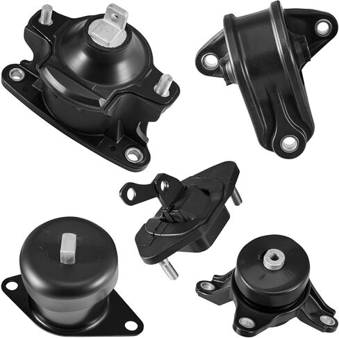 حامل محرك VEVOR، مجموعة من 5، متوافق مع 2008-2012 Honda Accord 2.4L L4 و2009-2013 Acura TSX 2.4L، استبدل OE# A4565 A4572 A4570 A4584 A4561 in Saudi Arabia