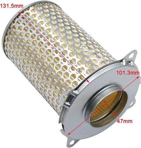 فلتر دراجة نارية لـ GS500، GSF250، GSX1200، Inazuma - متوافق مع GS500E، GS500F، GSF400، HFA3503، 13780-01D00 in Kuwait