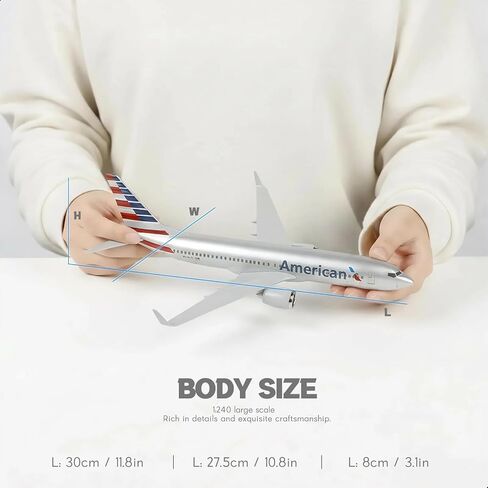 1/240 American Southwest Airplane Model Kit (30cm L) for Boeing 737 Airlines Resin Plane Model with Display Stand for Adult Aviation Gift or Decorations in Saudi Arabia