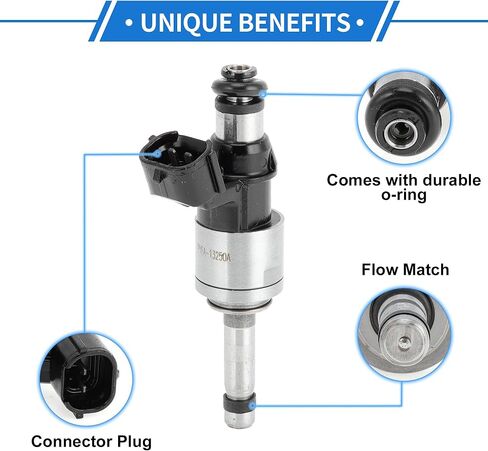 4 Pcs No.PYFA13250A Fuel Injector for Mazda CX-5 2.5 2018-2024 for Mazda 3 2.5 2019-2023 for Mazda 6 Sport Touring 2.5 2018-2021 in Saudi Arabia