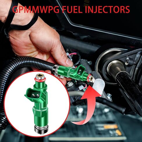 4Pcs Fuel Injectors 23250-21020 FJ343 Injector Compatible with Toyota Prius 2001-2009 Echo 2000-2005 Scion XA XB 2004 2005 2006 1.5L L4 Replaces 23209-21020 842-12234 Set of 4 in Saudi Arabia