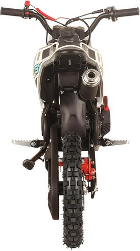 دراجة ترابية تعمل بالغاز SYX MOTO 60cc، دراجة نارية رباعية الأشواط لـ 8-14، دراجة نارية صغيرة تعمل بالغاز على الطرق الوعرة، مثالية للمسارات والموتوكروس، حتى 22 ميلاً في الساعة، 143 رطلاً أقصى حمولة، معتمدة من وكالة حماية البيئة (أسود) in Saudi Arabia