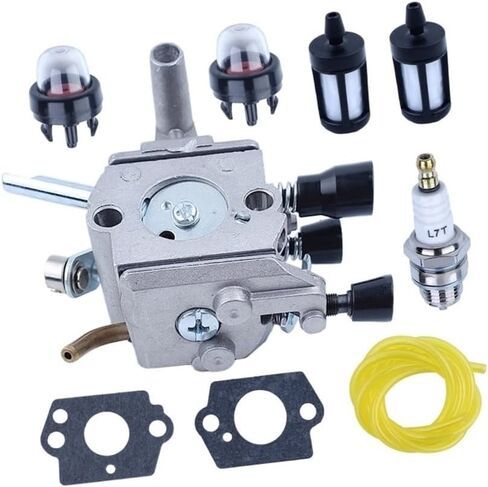 المكربن ​​طوقا مجموعة مرشح الوقود يصلح ل FS120 FS200 FS250 FS300 FS350 4134 120 0603 خط شرارة Pulg in Kuwait