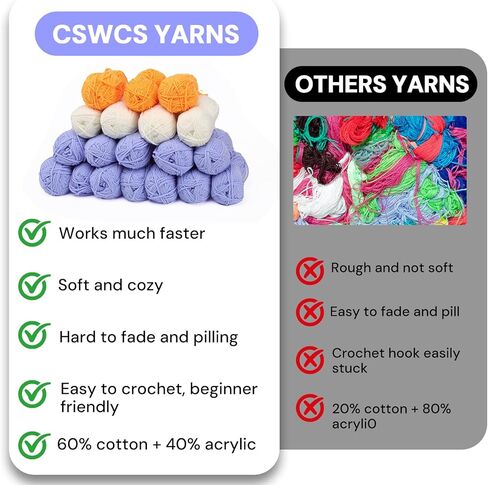 HUYEIOBGD Daisy Blanket Crochet Kit for Beginners, Complete DIY Crochet Set with Yarn, Hooks, Pattern & Tools, Boho Flower Blanket Craft Kit for Handmade Gifts, Relaxing Crochet Projects for Adults in Saudi Arabia