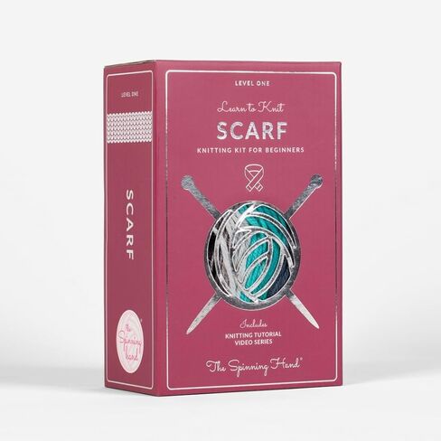 Complete Knitting Kit for Beginners Adults - Learn to Knit Kit - Knitting Set Emotional Support Crochet - Arts and Crafts for Adults - includes accessories, video tutorials, eBook (Nebula) in Saudi Arabia