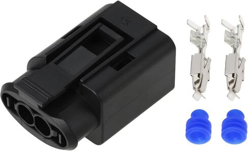 2 Sets 2Pin Alternator Connector Repair Kit 2118350264 124525020 Compatible with VW Compatible with Iveco in Saudi Arabia