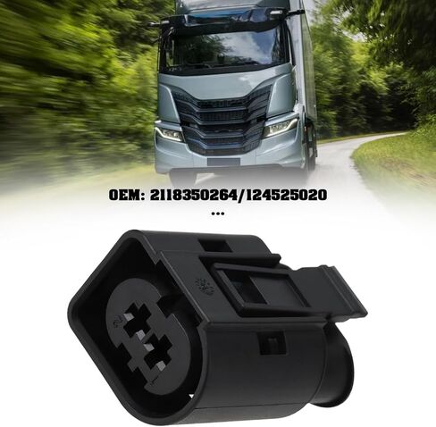 2 Sets 2Pin Alternator Connector Repair Kit 2118350264 124525020 Compatible with VW Compatible with Iveco in Saudi Arabia