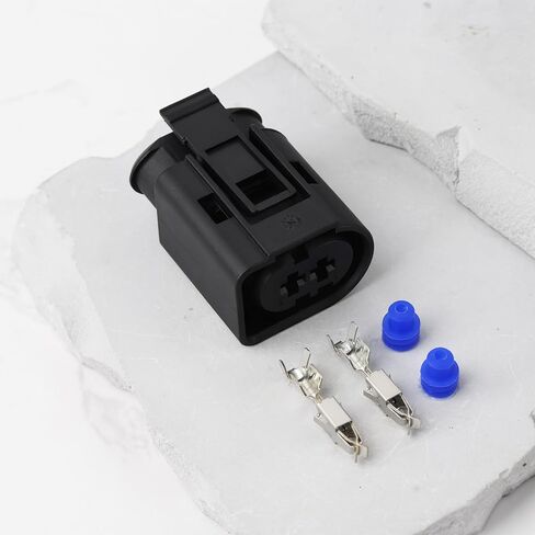 2 Sets 2Pin Alternator Connector Repair Kit 2118350264 124525020 Compatible with VW Compatible with Iveco in Saudi Arabia