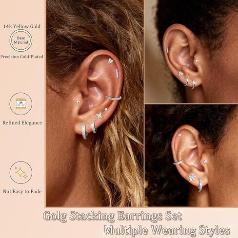 6 أزواج من الأقراط المسمار الخلفي الأسود للأذنين الحساسة، لا تسبب الحساسية الجراحية من الفولاذ المقاوم للصدأ قوس قزح 5A مكعب زركونيا أقراط جانبية ثقب الأزرار مجوهرات 6 مم تشيكوسلوفاكيا للنساء والرجال والفتيات in Kuwait