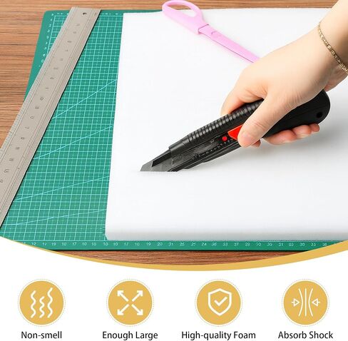 59"x 79" Inch High Density Foam Sheets, 35D Durable Craft Foam · Large Cushion Foam for Shipping, Packing, Mailing, DIY Projects, Cosplay, Protective Padding(0.4" 59"x 79",White) in Saudi Arabia