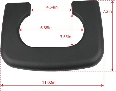 Black Center Console Cup Holder Compatible with F-150 1997 1998 1999 2000 2001 2002 2003 in Saudi Arabia