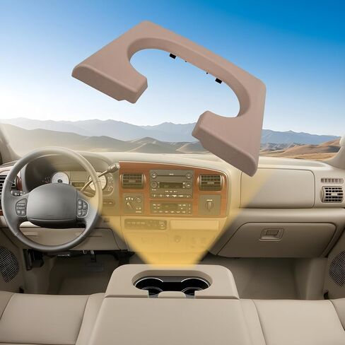 Black Center Console Cup Holder Compatible with F-150 1997 1998 1999 2000 2001 2002 2003 in Saudi Arabia