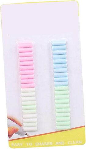 GALPADA 160pcs Electric Eraser Refills Soft Rubber Pencil Eraser Replacement Cores for Artists Students Office School Use with Capacity Easy to Replace Random Color in Saudi Arabia