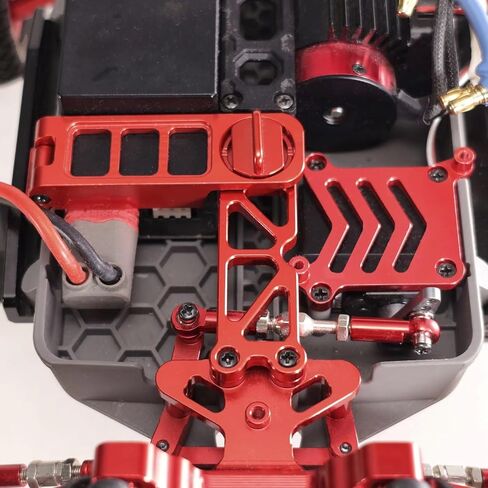 أجزاء RC لـ MJX For Hyper Go 16207 16208 16209 16210 H6V3 M162 M163 1/16 قاعدة مؤازرة معدنية ملحقات ترقية السيارة للتحكم عن بعد (فضي) in Saudi Arabia