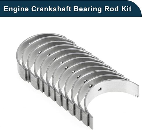 Connecting Rod Bearing Set No.MD105277 for Dodge Caravan 1991 Engine Rod Bearing Kit Metal Silver Tone 12 Pcs in Saudi Arabia