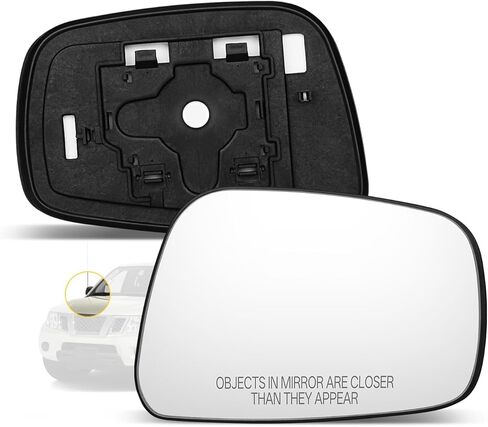 56523 Passenger Side Door Mirror Glass with Backing Plate for (Non-heated) for 2005-2017 Nissan Frontier Pathfinder Xterra, Replaces 96365EA00A in Kuwait
