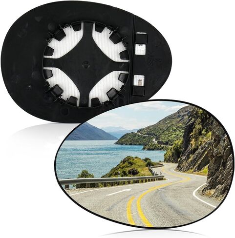 زجاج مرآة ساخن للسائق مناسب لميني كوبر 2007 2008 2009 2010 2011 2012 2013 2014 2015، استبدال مرآة الجانب الأيسر 51169803193 51162755626 in Kuwait