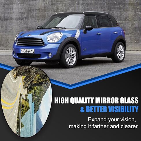 زجاج مرآة ساخن للسائق مناسب لميني كوبر 2007 2008 2009 2010 2011 2012 2013 2014 2015، استبدال مرآة الجانب الأيسر 51169803193 51162755626 in Kuwait