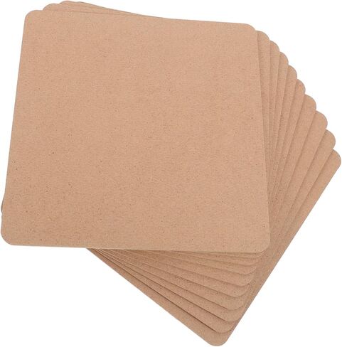 NUOBESTY 10pcs Wood Clay Board for Pottery Crafting Ultra-Lightweight Natural Wood Matting for Clay Making Art Projects and Creative Ceramics in Saudi Arabia